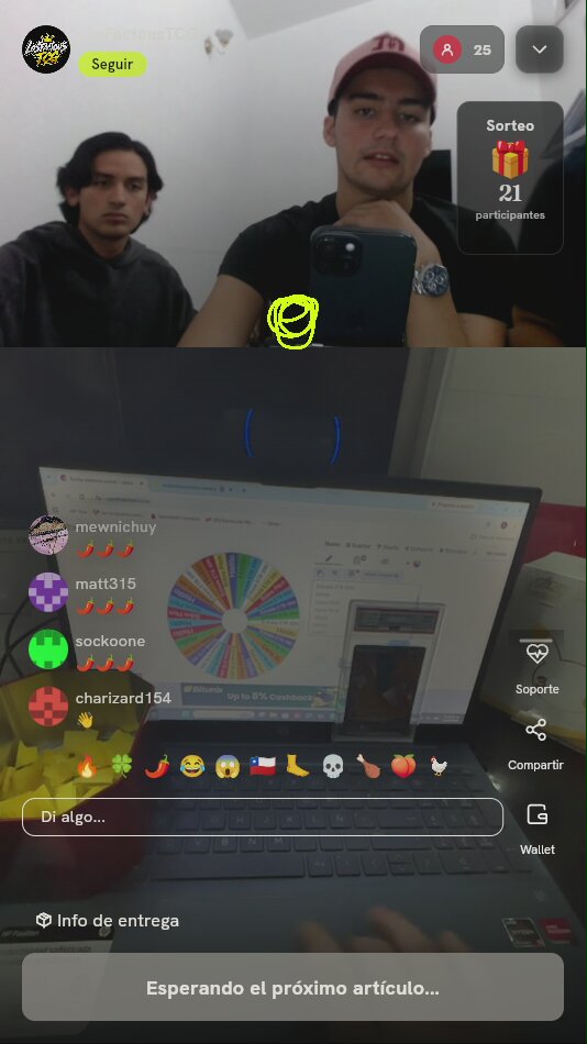Tiro de ruleta Pokémon TCG