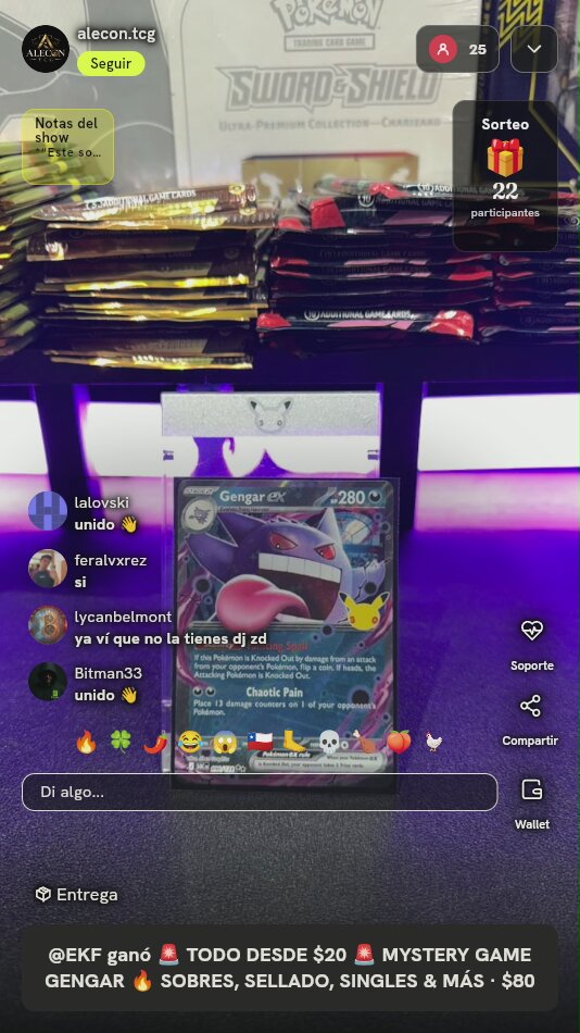 Carta Pokémon Gengar ex