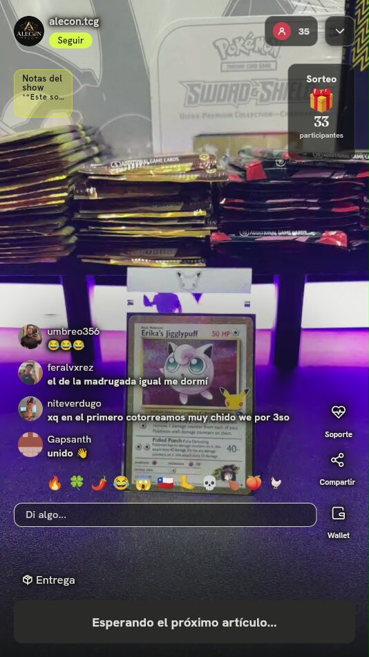Carta Erika's Jigglypuff Celebrations