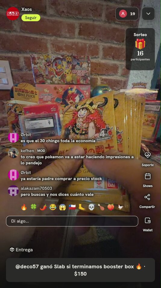Lote Sobres One Piece Card Game Japoneses