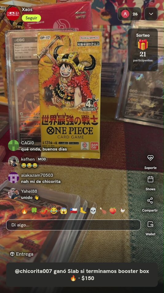 Sobre One Piece Card Game OP-17