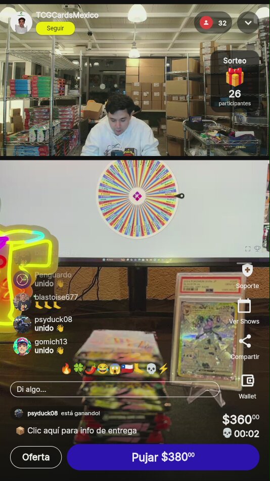 Lote de cartas Pokémon variadas