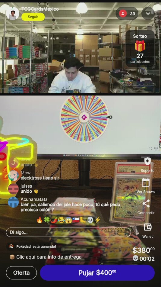 Carta Pokémon SIR dorada y negra