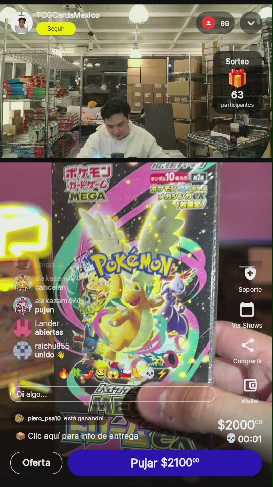 Caja Pokémon Mega Dream Mix