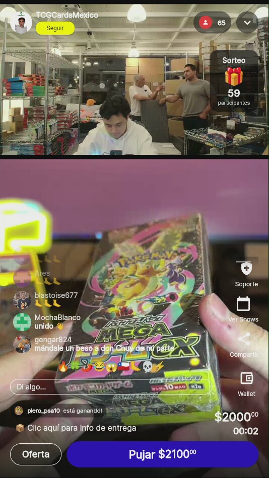 Pokémon TCG Mega Box sellado