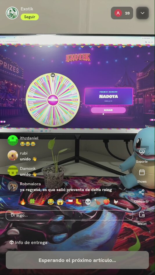 Giro de ruleta misteriosa