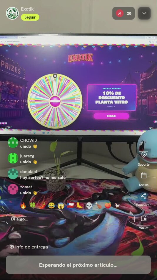 Tiros en ruleta Exotik