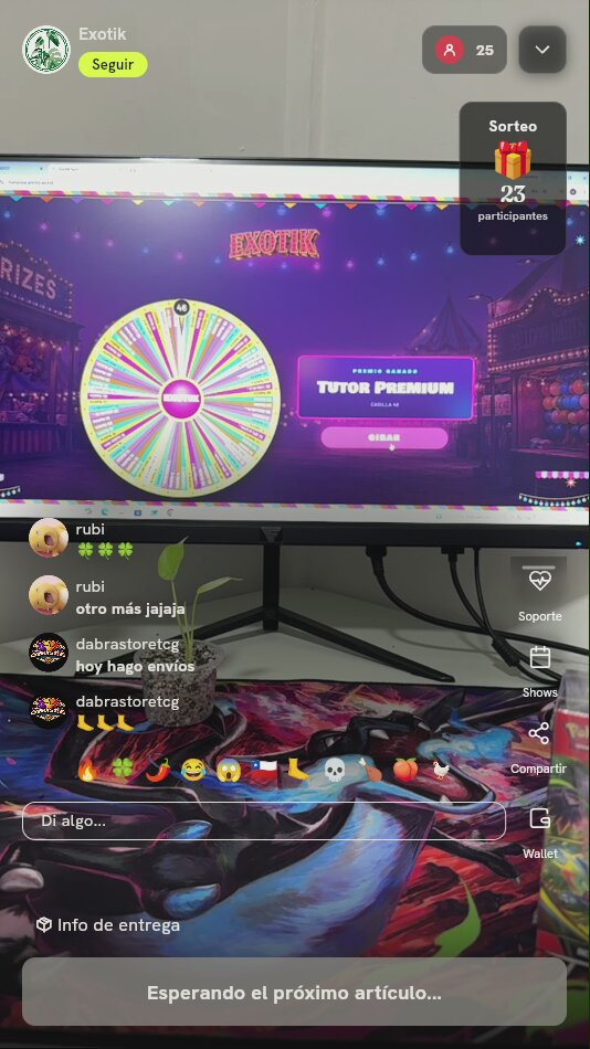 Giro de ruleta Exotik