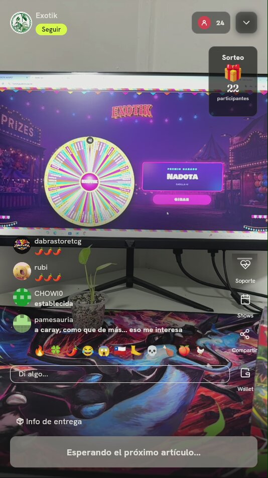 Giros en ruleta de premios