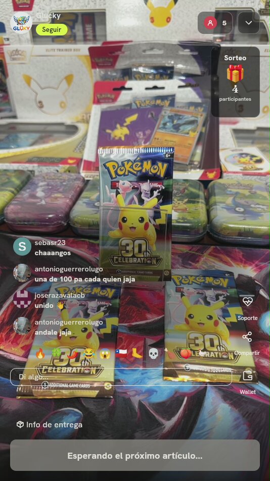 Sobres Pokémon TCG 30th Celebration