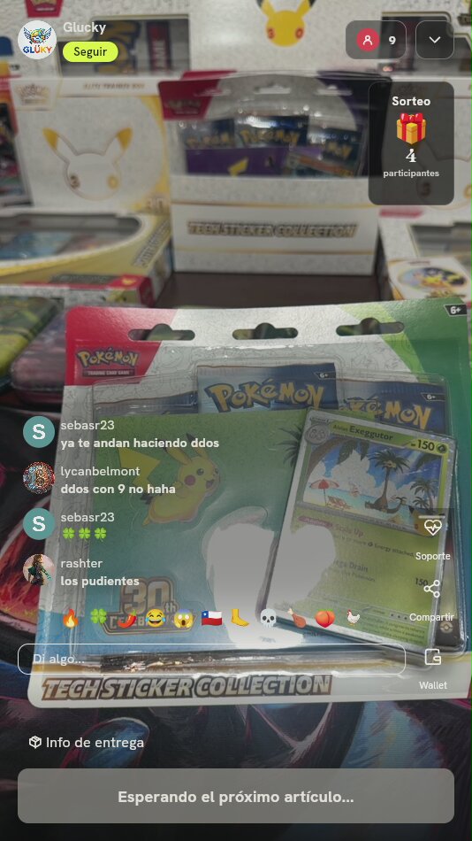 Pokémon Tech Sticker Collection Alolan Exeggutor