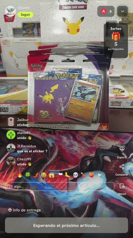 Colección Tech Sticker Lucario Celebrations