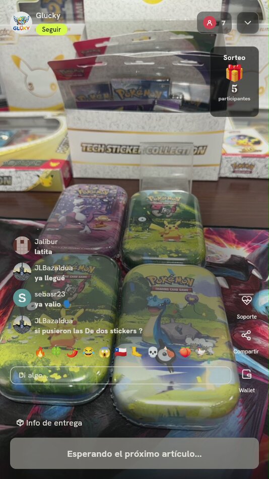 Lote de Mini Tins Pokémon TCG