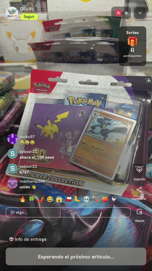 Pokemon Tech Sticker Collection Lucario