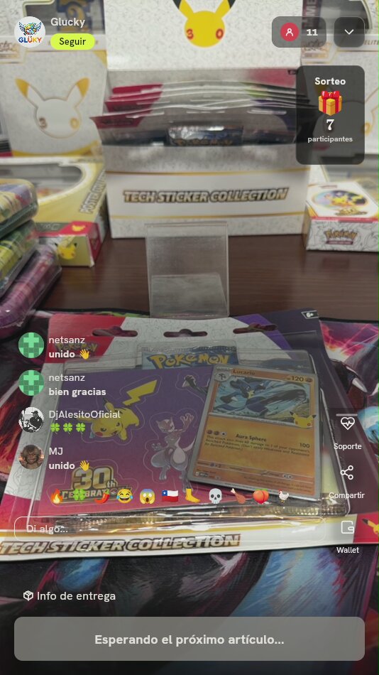 30th Celebration Tech Sticker Lucario