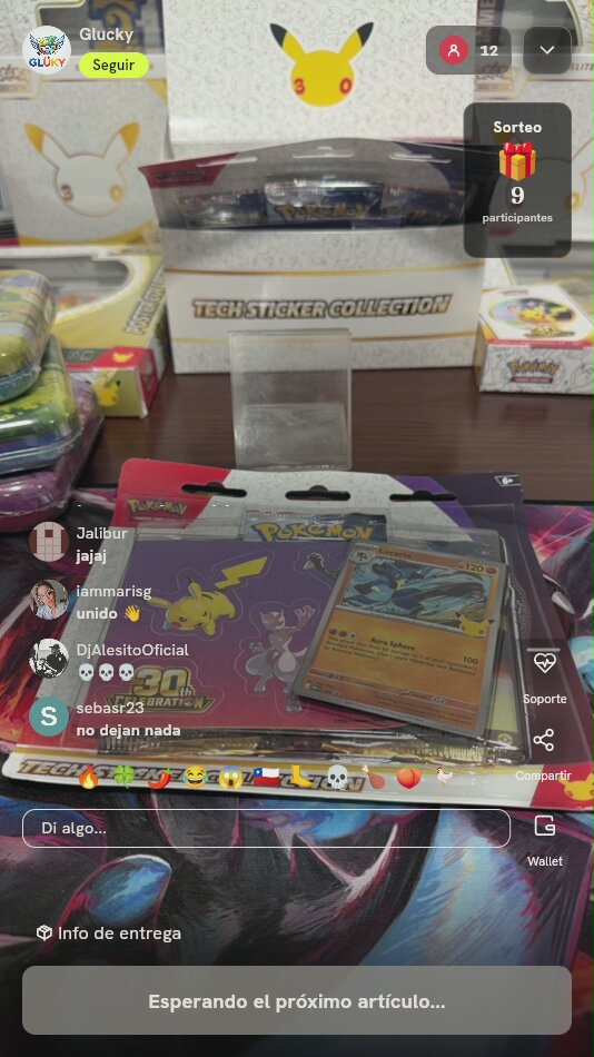 Pokémon Tech Sticker Collection Lucario