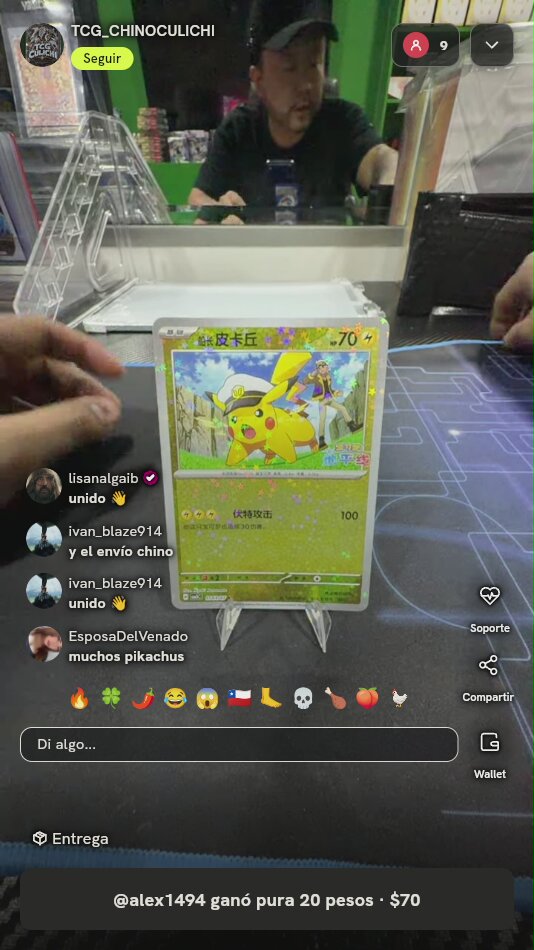Carta Pokémon Captain Pikachu Promocional