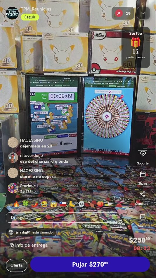 Sobres de Pokémon TCG Perfect Order