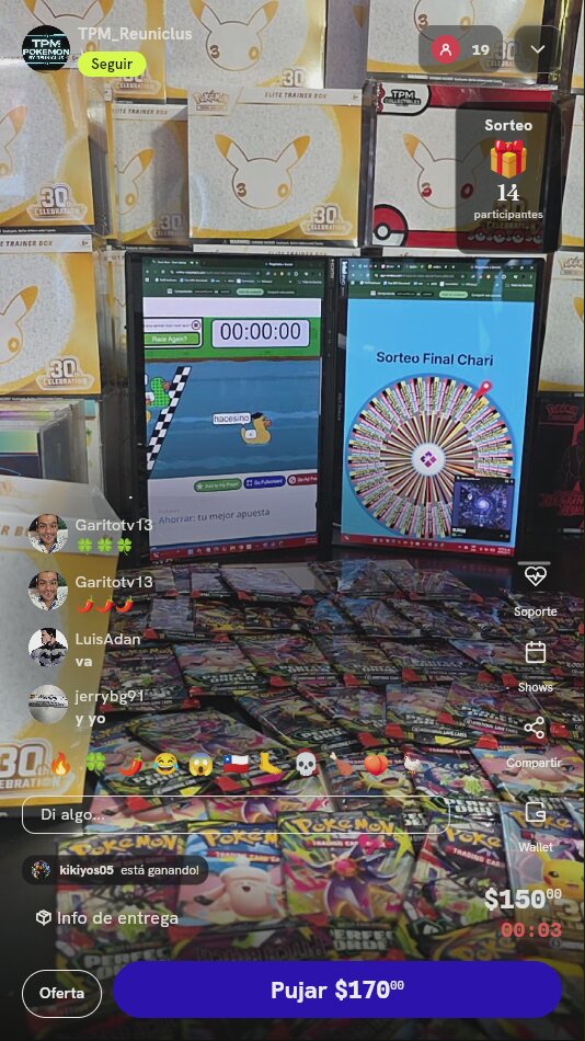 Entrada a Sorteo Pokémon TCG