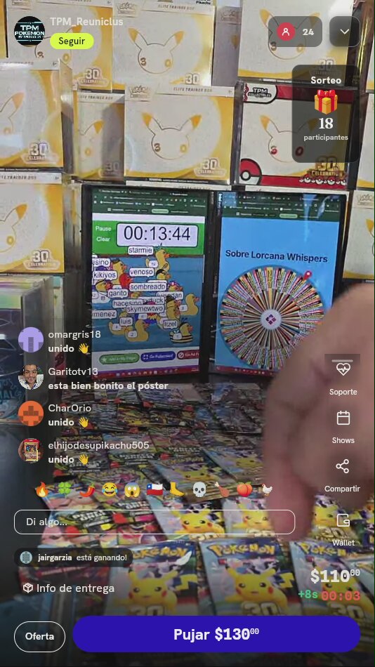 Póster de Pokémon y Giro de Ruleta