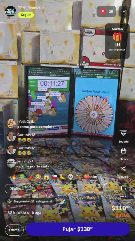 Trío de Sobres Pokémon TCG