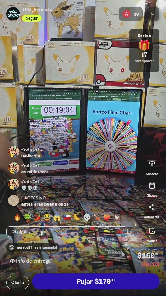 Lugar en Ruleta Pokémon TCG