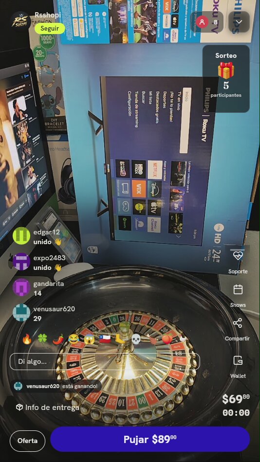 Boleto para Ruleta de Premios