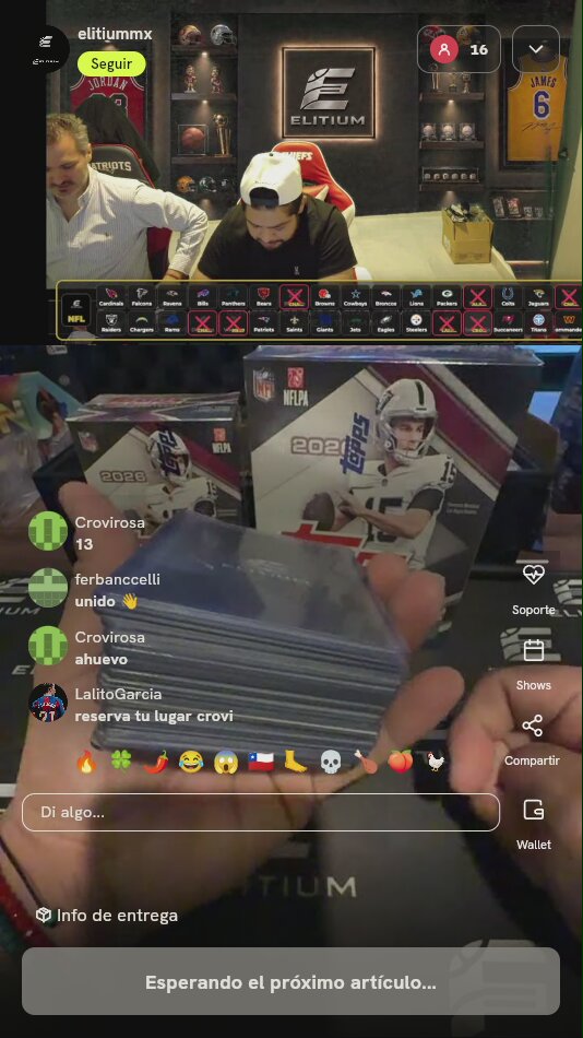 Lote de Tarjetas NFL Topps