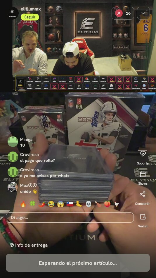 Spot para Break de Tarjetas NFL
