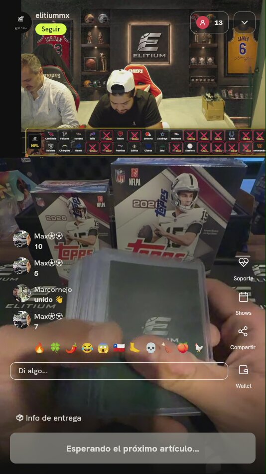 Pick de tarjeta NFL Topps