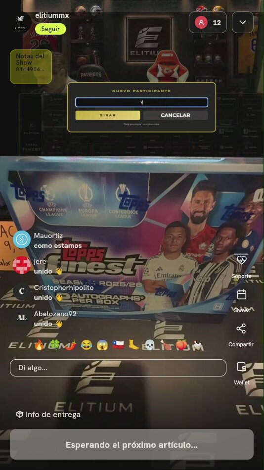 Spot de break Topps Finest UEFA