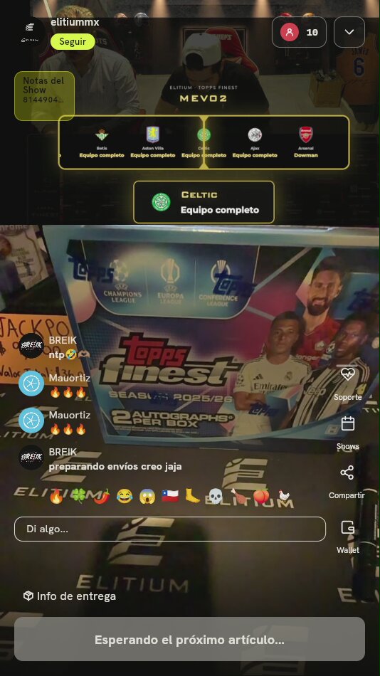 Spot en Break Topps Finest UEFA