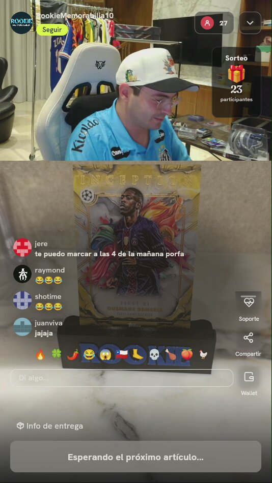 Carta Ousmane Dembélé Topps Inception