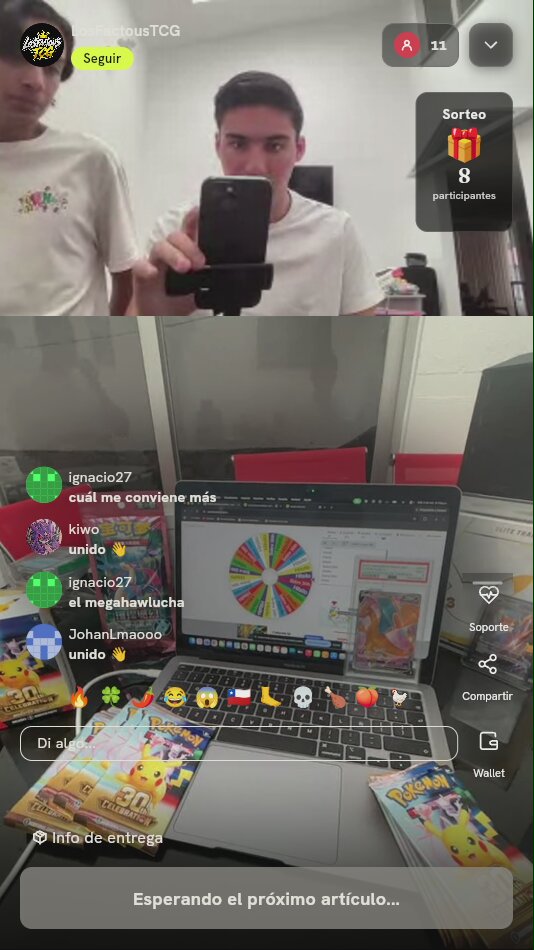 Tirada de ruleta Pokémon TCG