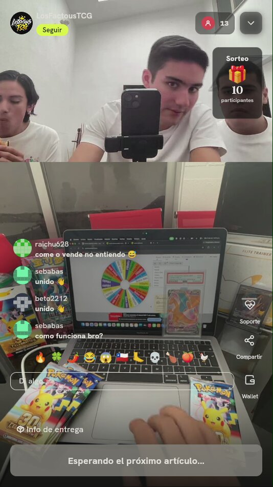 Tiro de ruleta Pokémon