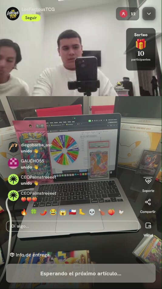 Tiro de Ruleta Pokémon TCG