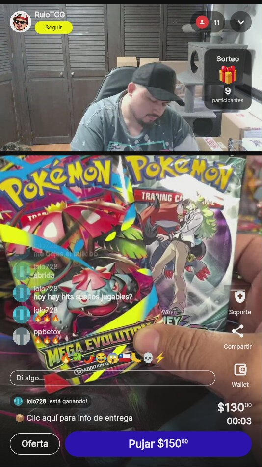 Sobres Pokémon Mega Evolution y Journey