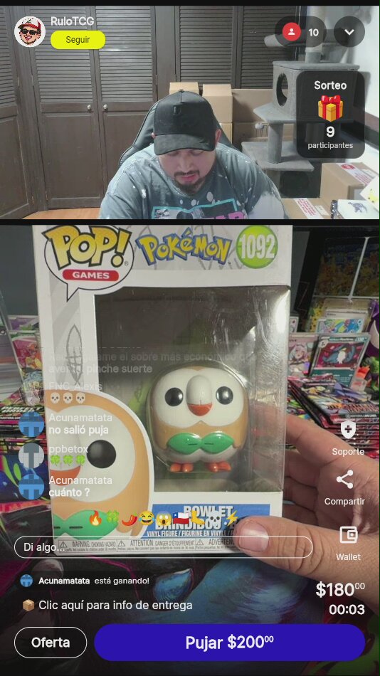 Funko Pop! Rowlet #1092 Pokémon