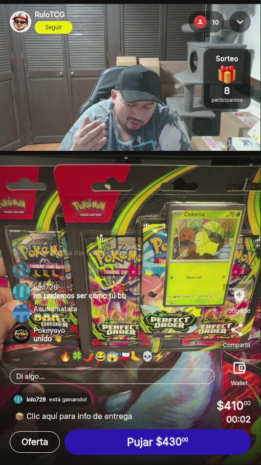 Pokémon Perfect Order Chikorita Blister