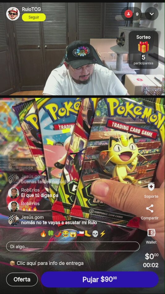 Sobres Pokémon TCG variados