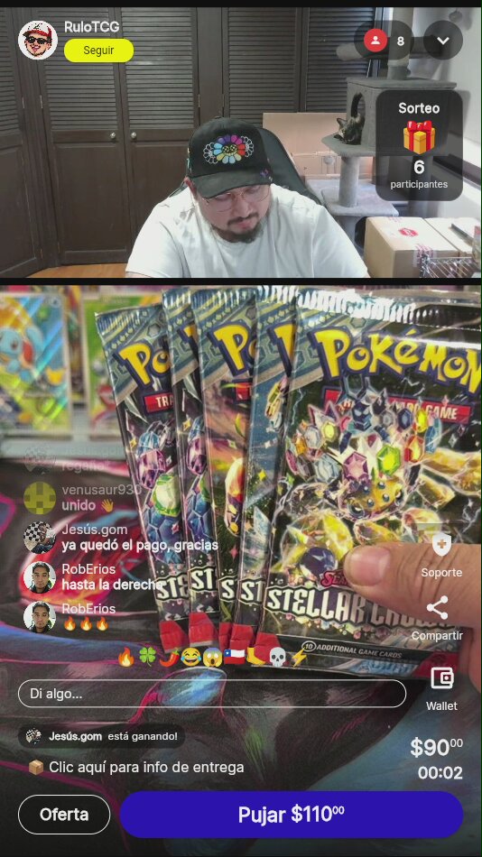 Pokémon Stellar Crown Booster Pack