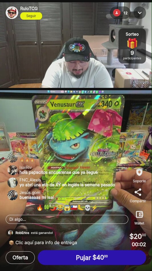 Venusaur ex Stellar Crown 001/142
