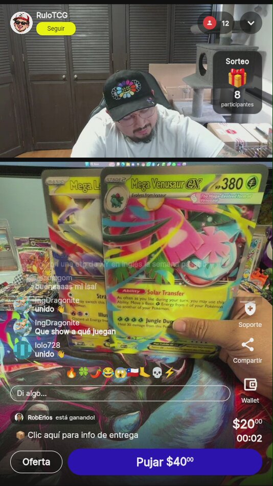 Pokémon Jumbo: Mega Latios y Venusaur