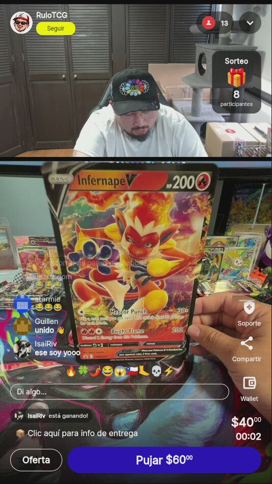Pokémon Infernape V SWSH252 Promo