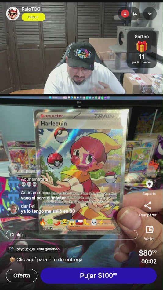 Harlequin Full Art White Flare