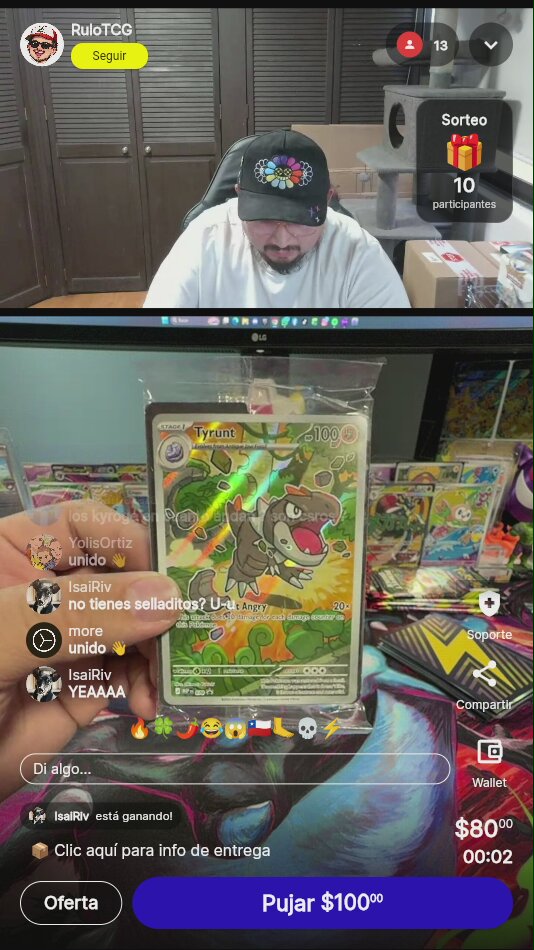 Carta Pokémon Tyrunt Holo