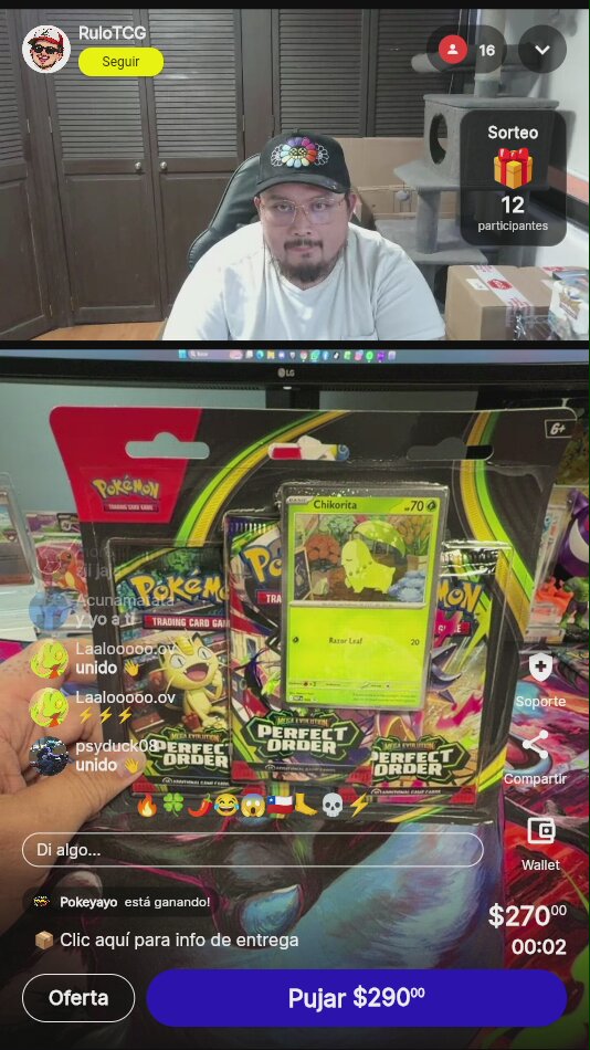 Pokémon TCG Perfect Order Chikorita Blister