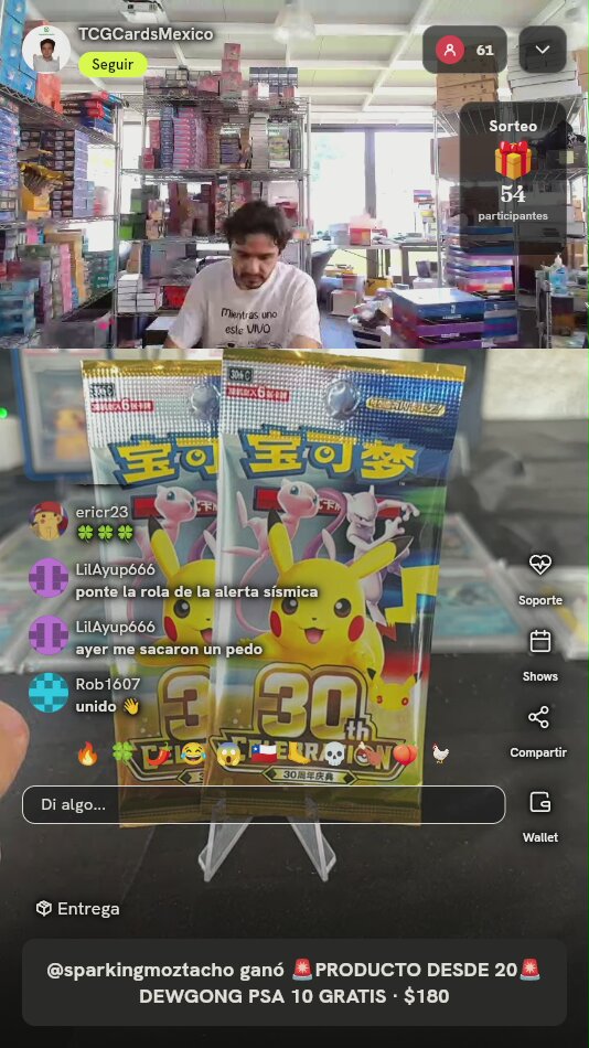 Sobres Pokémon TCG 30th Celebration