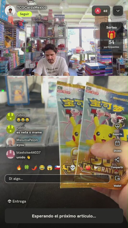 Sobres Pokémon TCG Chino