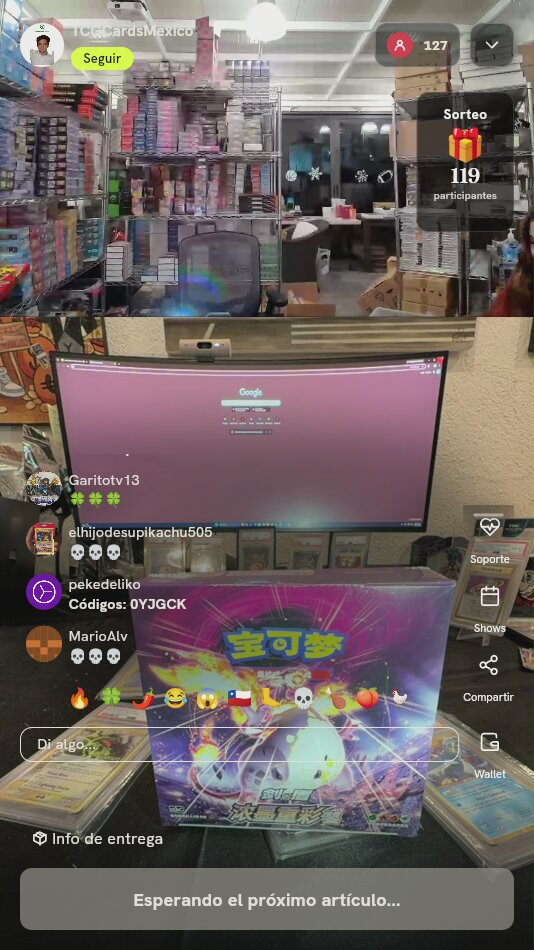 Caja Pokémon TCG Chino Simplificado